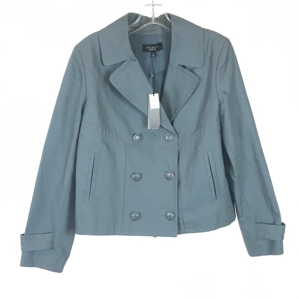 NWT Size 10 Talbots Notch Lapel Structured Jacket
